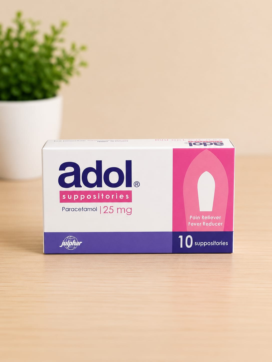 ADOL SUPP 125MG 10S